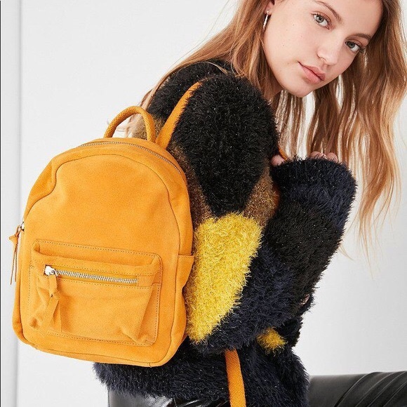 Urban Outfitters Bags Urban Outfitters Yellow Mustard Mini Backpack